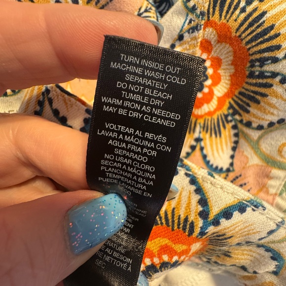 Chico's SO SLIMMING GIRLFRIEND CROP PRINT JEANS    SIZE:8   #8 - Picture 8 of 10